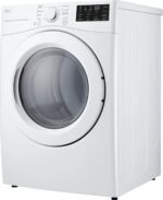 LG 7.4 Cu. Ft. Stackable Gas Dryer Wrinkle Care White from Kings Outlet
