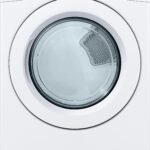 LG - 7.4 Cu. Ft. Stackable Electric Dryer with Wrinkle Care - White