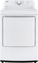 LG 7.3 Cu. Ft. Electric Dryer Sensor Dry White from Kings Outlet
