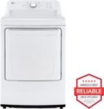 LG 7.3 Cu. Ft. Electric Dryer Sensor Dry White from Kings Outlet