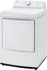 LG 7.3 Cu. Ft. Electric Dryer Sensor Dry White from Kings Outlet