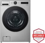 LG 4.5 Cu. Ft. High-Efficiency Stackable Smart Front Load Washer Steam TurboWash 360 Graphite from Kings Outlet