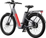 NIU - BQi-C3 Pro eBike w/ up to 90 miles Max Operating Range and 28 MPH Max Speed - Gray - Image 3