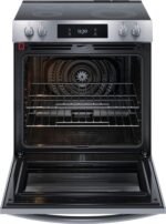 Frigidaire - Gallery 6.2 Cu. Ft. Freestanding Electric Total Convection Range with Self-cleaning and Air Fry - Stainless Steel - Image 3
