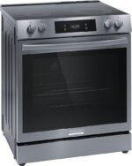 Frigidaire - Gallery 6.2 Cu. Ft. Freestanding Electric Total Convection Range with Self-cleaning and Air Fry - Black Stainless Steel - Image 5