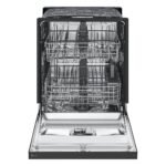 LG 24" Front Control Built-In Stainless Steel Tub Dishwasher SenseClean 52 dBA Black from Kings Outlet