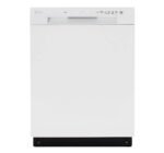LG 24" Front Control Built-In Stainless Steel Tub Dishwasher SenseClean 52 dBA White from Kings Outlet