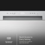 LG - 24" Front Control Built-In Stainless Steel Tub Dishwasher with SenseClean and 52 dBA - Stainless Steel Look - Image 7