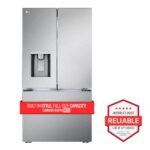 LG - Counter-Depth MAX 25.5 Cu. Ft. French Door Smart Refrigerator with Four Kinds of Ice - Stainless Steel - Image 4