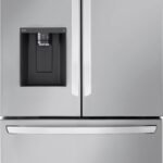 LG - Counter-Depth MAX 25.5 Cu. Ft. French Door Smart Refrigerator with Dual Ice - Stainless Steel