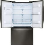 LG 27.7 Cu. Ft. French Door Smart Refrigerator External Ice Water Black Stainless Steel from Kings Outlet