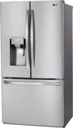LG - 27.7 Cu. Ft. French Door Smart Refrigerator with External Ice and Water - Stainless Steel - Image 6