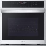 LG - 30" Smart Built-In Single Electric Convection Wall Oven with Air Fry - Stainless Steel