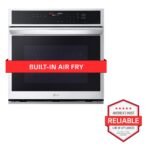 LG - 30" Smart Built-In Single Electric Convection Wall Oven with Air Fry - Stainless Steel - Image 3