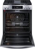 Frigidaire - Gallery 6.0 Cu. Ft. Slide-In Gas Total Convection Range - Stainless Steel - Image 4