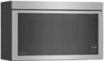 KitchenAid - 1.1 Cu. Ft. Over-the-Range Microwave with Flush Built-in Design - Stainless Steel - Image 4