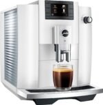 JURA - E6 Espresso Machine with Easy Cappuccino Function - Piano White - Image 2