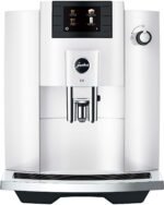 JURA - E6 Espresso Machine with Easy Cappuccino Function - Piano White