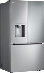 LG - Standard-Depth MAX 30.7 Cu. Ft. French Door-in-Door Smart Refrigerator with Craft Ice - Stainless Steel - Image 2