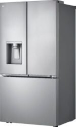 LG - Standard-Depth MAX 30.7 Cu. Ft. French Door Smart Refrigerator with Tall Ice and Water Dispenser - Stainless Steel - Image 5