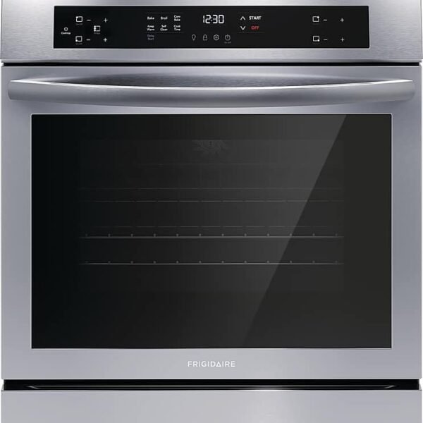 Frigidaire 5.3 Cu. Ft. Front Control Electric Induction Range Convection Bake Stainless Steel from Kings Outlet