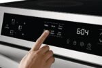 Frigidaire - 5.3 Cu. Ft. Front Control Electric Induction Range with Convection Bake - Stainless Steel - Image 7