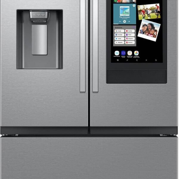 Samsung 30 cu. ft. 3-Door French Door Smart Refrigerator Family Hub Stainless Steel from Kings Outlet