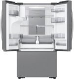 Samsung - 30 cu. ft. 3-Door French Door Smart Refrigerator with Family Hub - Stainless Steel - Image 6