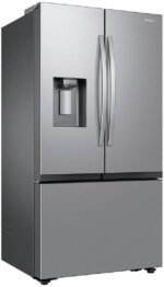 Samsung - 26 cu. ft. French Door Counter Depth Smart Refrigerator with Four Types of Ice - Stainless Steel - Image 6