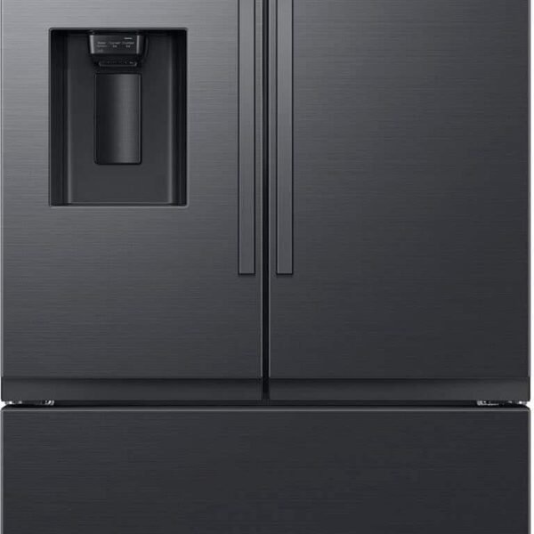 Samsung 31 cu. ft. 3-Door French Door Smart Refrigerator Four Types of Ice Fingerprint from Kings Outlet