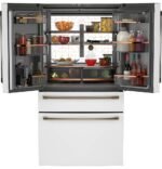 Café 28.7 Cu. Ft. 4-Door French Door Smart Refrigerator Dual Dispense Auto Fill Pitcher from Kings Outlet