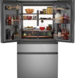 Café 28.7 Cu. Ft. 4-Door French Door Smart Refrigerator Dual Dispense Auto Fill Pitcher from Kings Outlet