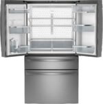 GE Profile 28.7 Cu. Ft. 4-Door French Door Smart Refrigerator Dual-Dispense AutoFill Pitcher Stainless from Kings Outlet