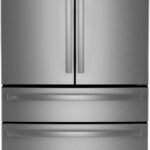 GE Profile - 28.7 Cu. Ft. 4-Door French Door Smart Refrigerator with Dual-Dispense AutoFill Pitcher - Stainless Steel