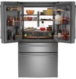 Café 28.7 Cu. Ft. 4-Door French Door Smart Refrigerator Dual Dispense Autofill Pitcher Stainless from Kings Outlet