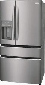 Frigidaire - Gallery 26.3 Cu. Ft. 4-Door French Door Refrigerator - Smudge Proof Stainless Steel - Image 2