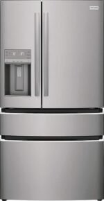 Frigidaire - Gallery 26.3 Cu. Ft. 4-Door French Door Refrigerator - Smudge Proof Stainless Steel