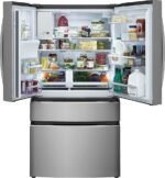 Frigidaire - Gallery 26.3 Cu. Ft. 4-Door French Door Refrigerator - Smudge Proof Stainless Steel - Image 5