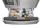Frigidaire - Gallery 26.3 Cu. Ft. 4-Door French Door Refrigerator - Smudge Proof Stainless Steel - Image 7