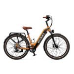 Heybike - Cityrun Ebike w/ 55mi Max Operating Range & 25 mph Max Speed - Orange - Image 2