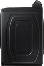 Samsung - 7.4 Cu. Ft. Smart Electric Dryer with Sensor Dry - Black - Image 6