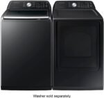 Samsung - 7.4 Cu. Ft. Smart Electric Dryer with Sensor Dry - Black - Image 7