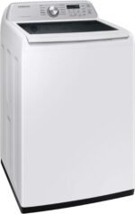 Samsung 4.6 Cu. Ft. High-Efficiency Smart Top Load Washer ActiveWave Agitator White from Kings Outlet