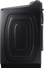 Samsung - 5.5 Cu. Ft. High-Efficiency Smart Top Load Washer with Super Speed Wash - Brushed Black - Image 6