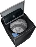 Samsung - 4.7 Cu. Ft. High-Efficiency Smart Top Load Washer with Active WaterJet - Black - Image 3