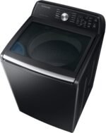 Samsung 4.7 Cu. Ft. High-Efficiency Smart Top Load Washer Active WaterJet Black from Kings Outlet
