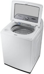 Samsung - 5.5 Cu. Ft. High-Efficiency Smart Top Load Washer with Super Speed Wash - White - Image 5