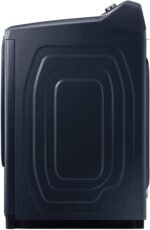 Samsung - 7.4 Cu. Ft. Smart Electric Dryer with Steam and Pet Care Dry - Brushed Navy - Image 6