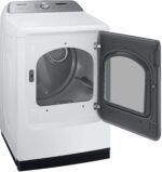 Samsung 7.4 Cu. Ft. Smart Gas Dryer Steam Sanitize+ White from Kings Outlet