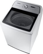 Samsung - 5.4 Cu. Ft. High-Efficiency Smart Top Load Washer with ActiveWave Agitator - White - Image 5